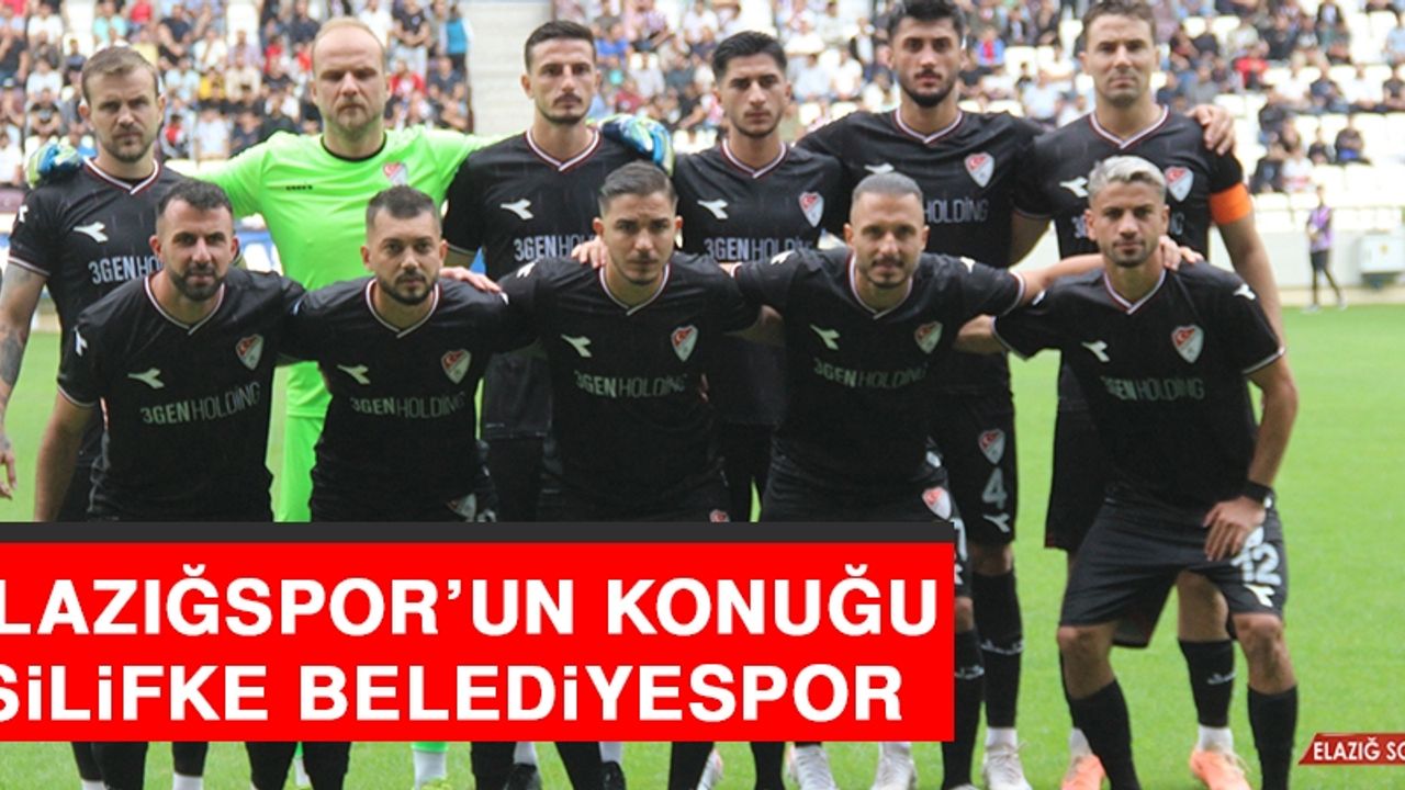 Elazığspor’un Konuğu Silifke Belediyespor