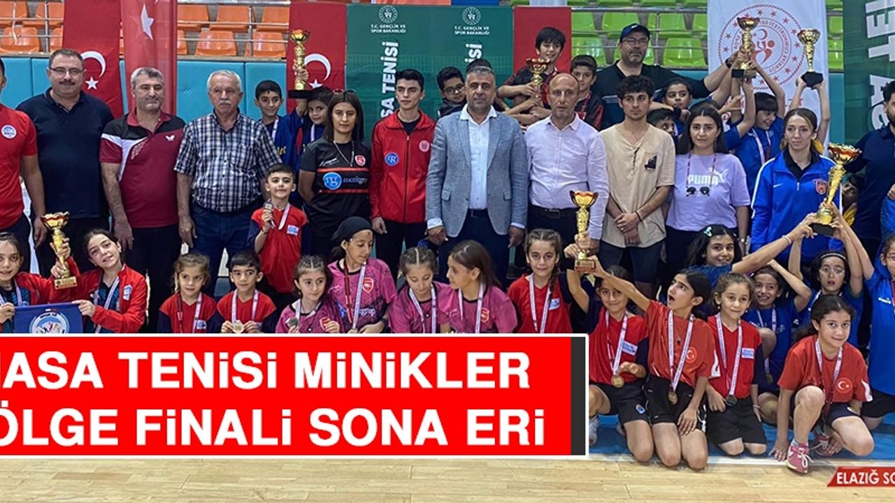 Masa Tenisi Minikler Bölge Finali Sona Erdi