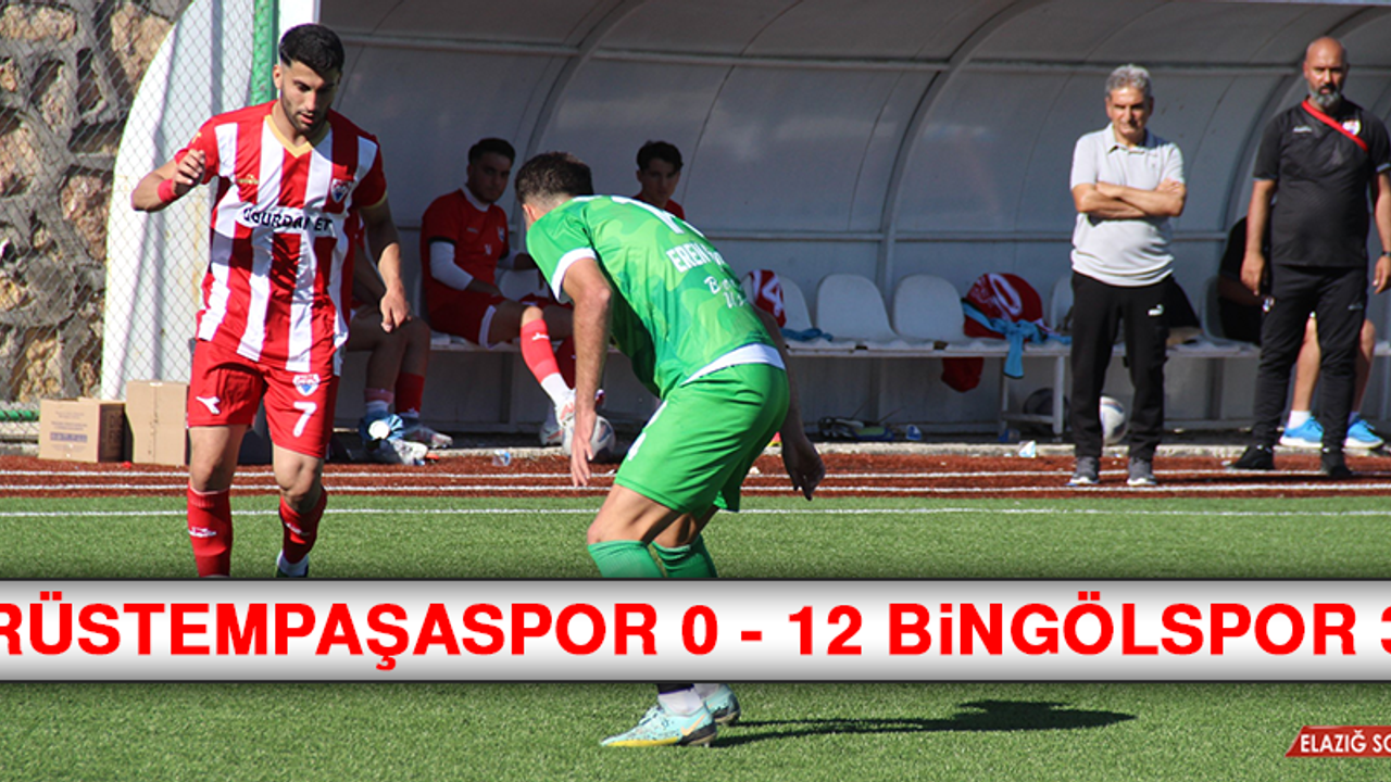 Rüstempaşaspor 0 - 12 Bingölspor 3