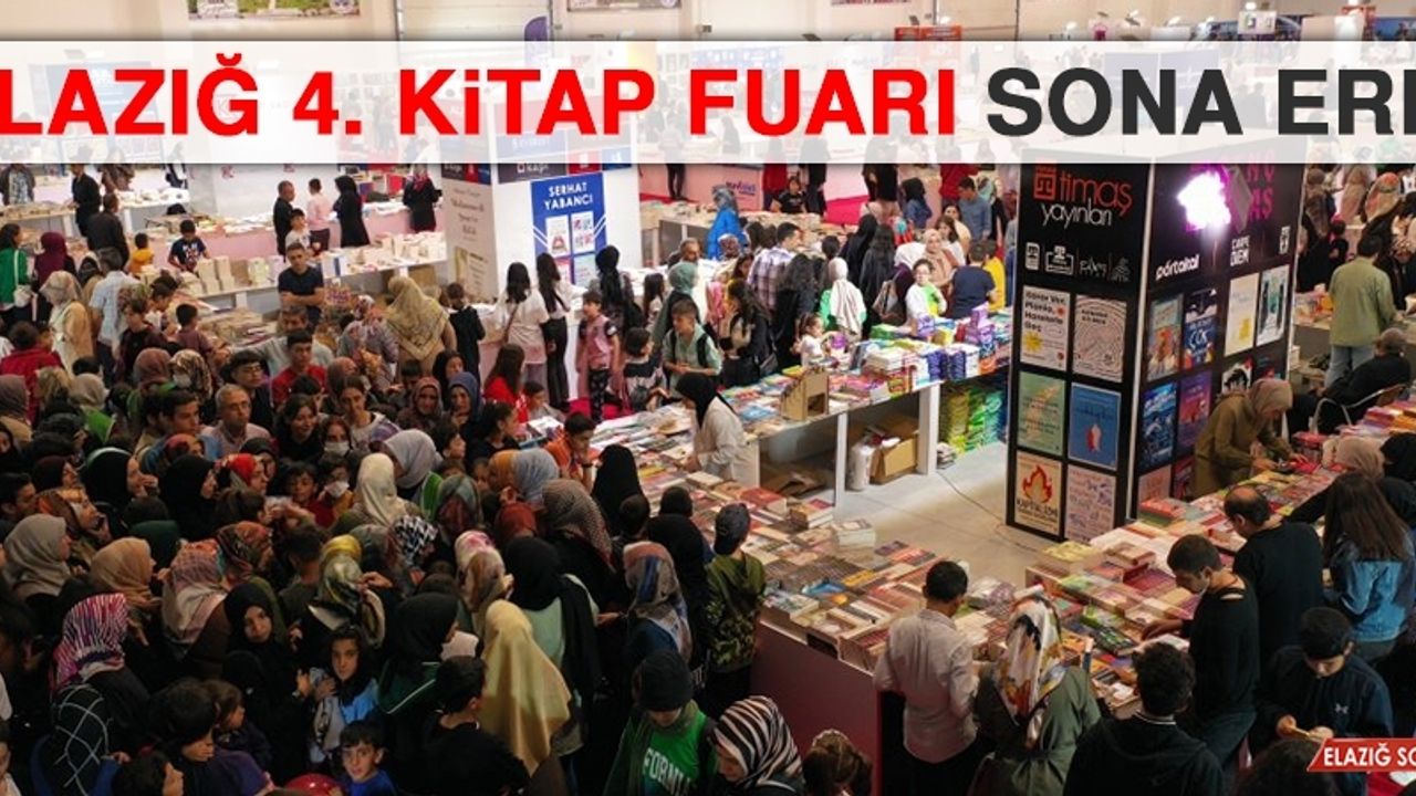 Elazığ Belediyesi 4. Kitap Fuarı Sona Erdi