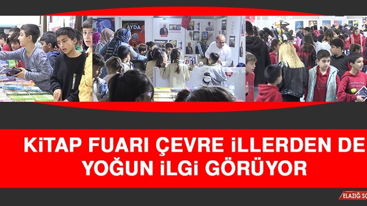 Elazığ Belediyesi 4. Kitap Fuarı’na Yoğun İlgi Devam Ediyor