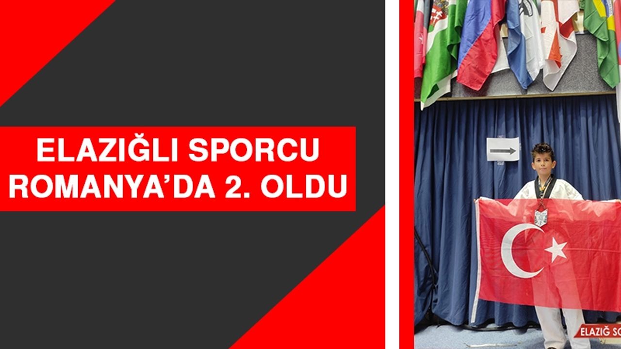 Elazığlı Sporcu, Romanya’da 2. Oldu  