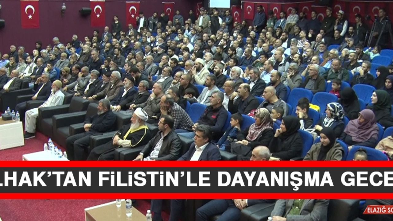 ELHAK’tan Filistin’le Dayanışma Gecesi