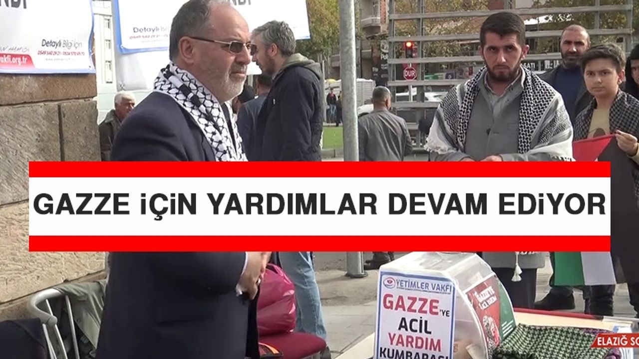Gazze İçin Yardımlar Devam Ediyor