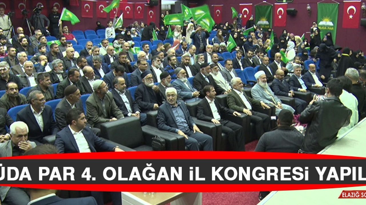 HÜDA Par 4. Olağan İl Kongresi Yapıldı