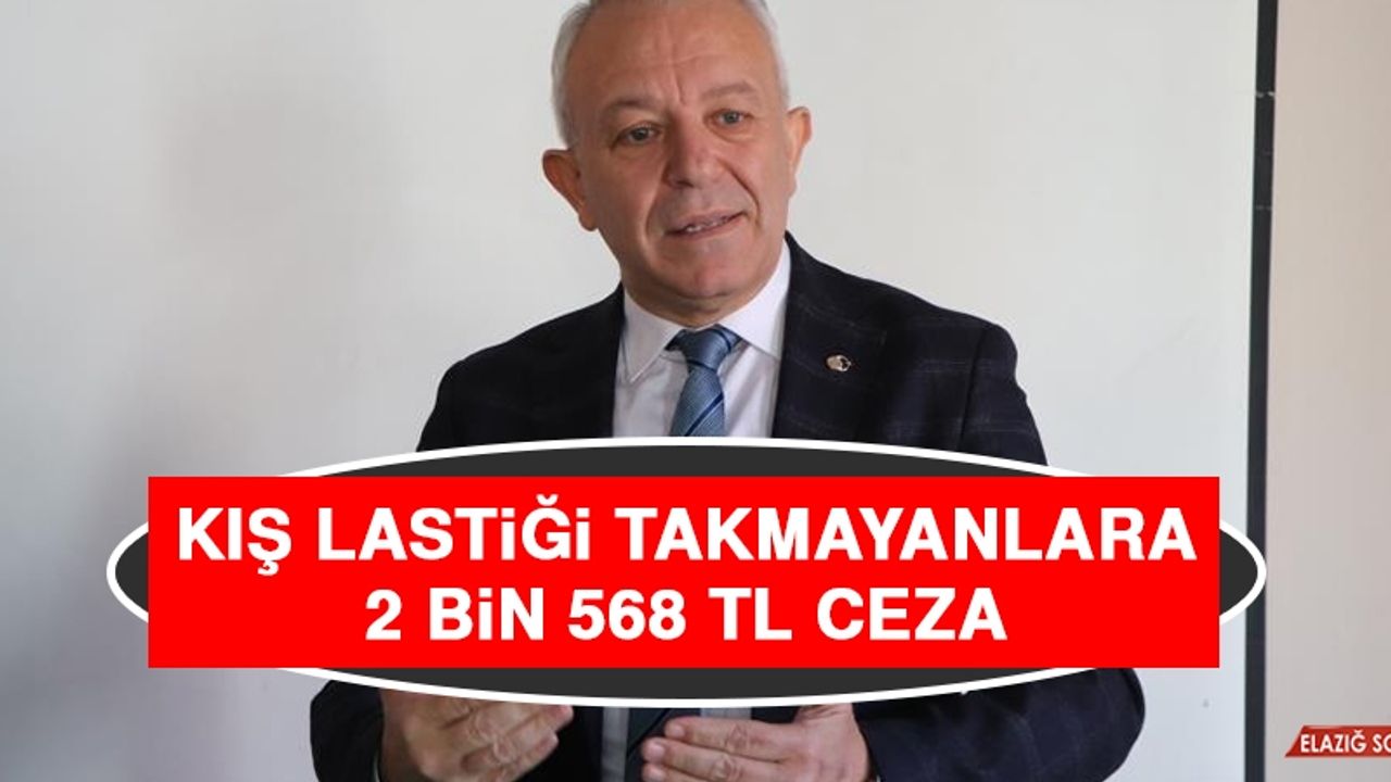 Kış Lastiği Takmayanlara 2 Bin 568 Tl Ceza