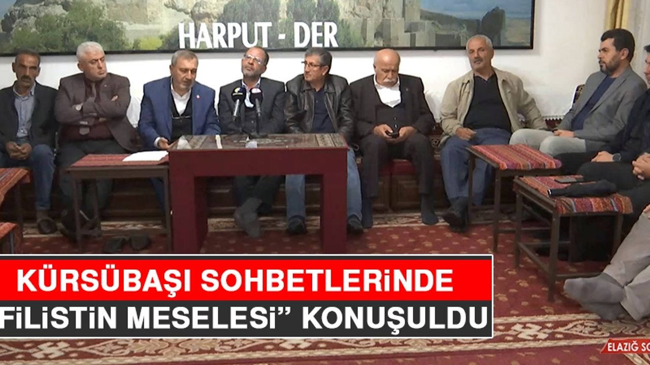 Kürsübaşı Sohbetlerinde “Filistin Meselesi” Konuşuldu