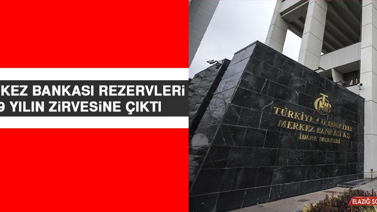 Merkez Bankası Rezervleri 9 Yılın Zirvesine Çıktı