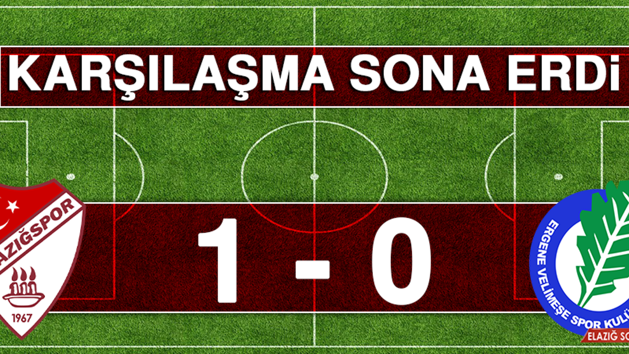 Elazığspor - Ergene Velimeşespor Karşılaşması Sona Erdi