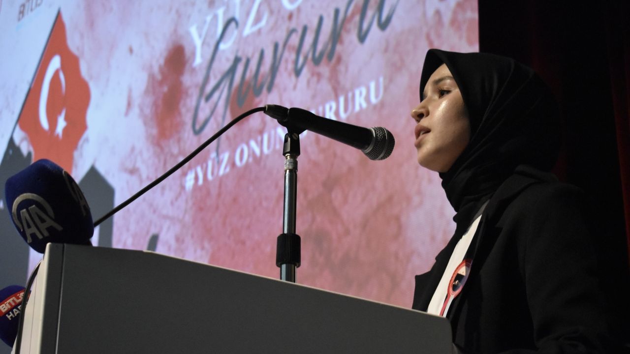 Bitlis'te Çanakkale Deniz Zaferi'nin 110. yıl dönümü kutlandı