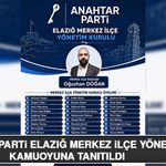 Anahtar Parti Elazığ Merkez İlçe Yönetimi Kamuoyuna Tanıtıldı