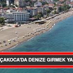 Akçakoca'da Denize Girmek Yasaklandı