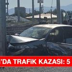 Elazığ’da Trafik Kazası: 5 Yaralı