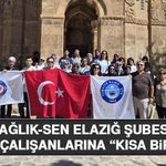 Türk Sağlık-Sen Elazığ Şubesi’nden Sağlık Çalışanlarına “Kısa Bir Mola”