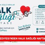 Elazığ Belediyesi’nden Halk Sağlığı Haftası Etkinliği