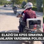 Elazığ’da KPSS Sınavına Geç Kalanların Yardımına Polisler Yetişti