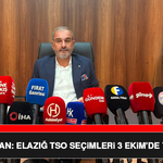 Başkan Alan: Elazığ TSO Seçimleri 3 Ekim’de Yapılacak