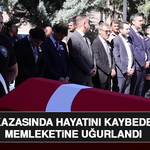Trafik Kazasında Hayatını Kaybeden Polis, Memleketine Uğurlandı