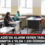 Elazığ’da Alarm Veren Tablo: Birinci Sınıfta 4 Yılda 1.533 Öğrenci Azaldı