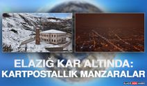 Elazığ Kar Altında: Kent Genelinde Kartpostallık Manzaralar