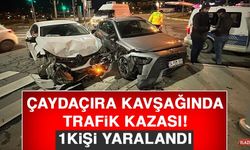 Çaydaçıra Kavşağında Trafik Kazası: 1 Yaralı