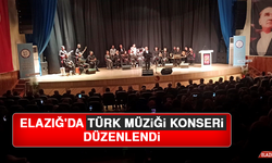 Elazığ'da Türk Müziği Konseri Düzenlendi