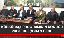 Kürsübaşı Programının Konuğu Prof. Dr. Çoban Oldu