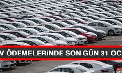 MTV Ödemelerinde Son Gün 31 Ocak