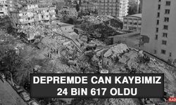 Depremde Can Kaybımız 24 Bin 617 Oldu