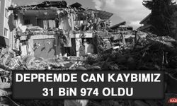 Depremde Can Kaybımız 31 Bin 974 Oldu