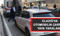 Elazığ'da Otomobilin Çarptığı Yaya Yaralandı