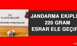 Jandarma Ekipleri 220 Gram Esrar Ele Geçirdi