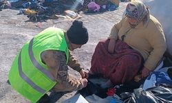 Jandarma ekipleri, Malatya'da depremzedeler için çadır kurdu