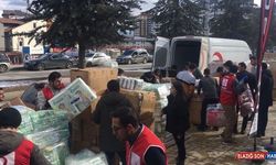Kastamonu’dan asrın felaketinde deprem bölgesine 59 tır yardım gönderildi