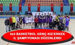 3x3 Basketbol Genç Kız/Erkek İl Şampiyonası Düzenlendi