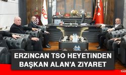Erzincan TSO Heyetinden Başkan Alan’a Ziyaret