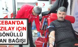 Keban'da Kızılay İçin Gönüllü Kan Bağışı