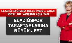 Bağımsız Aday Prof. Dr. Açık'tan Elazığspor Taraftarlarına Büyük Jest