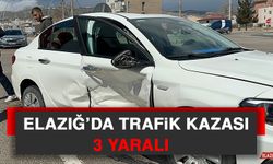 Elazığ’da Trafik Kazası: 3 Yaralı  