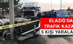 Elazığ’da Trafik Kazasında 5 Kişi Yaralandı