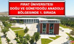 Fırat Üniversitesi Doğu ve Güneydoğu Anadolu Bölgesinde 1. Sırada