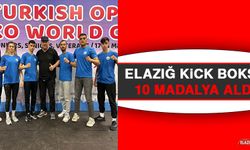 Elazığ, Kick Boksta 10 Madalya Aldı  