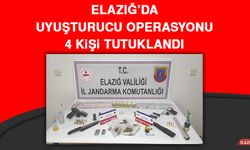 Elazığ’da Uyuşturucu Operasyonunda 4 Kişi Tutuklandı
