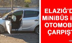 Minibüs İle Otomobil Çarpıştı. 1 Kişi Yaralandı