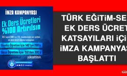 Türk Eğitim-Sen Ek Ders Ücret Katsayıları İçin İmza Kampanyası Başlattı