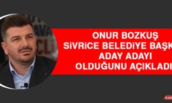 Onur Bozkuş, Sivrice Belediye Başkan Aday Adayı Olduğunu Açıkladı