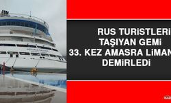   Rus turistleri taşıyan gemi 33. Kez amasra limanı'na demirledi  