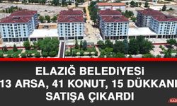 Elazığ Belediyesi; 13 Arsa, 41 Konut, 15 Dükkanı Satışa Çıkardı