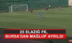 23 Elazığ FK, Bursa’dan Mağlup Ayrıldı