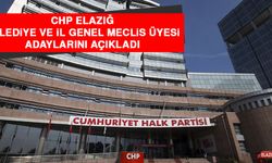 CHP, Elazığ Belediye ve İl Genel Meclis Üyesi Adaylarını Açıkladı